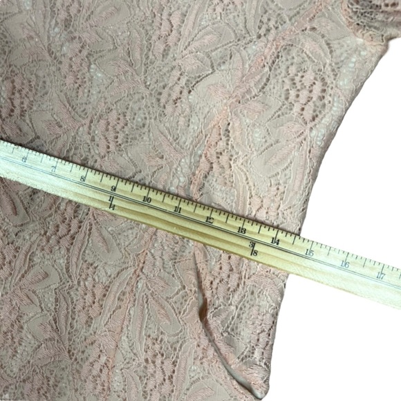 Anthropologie Maeve Small Blush Pink Boho Embroidered Lace Dress - Picture 13 of 13